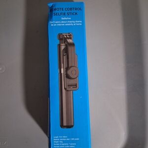 Blue Remote Control Selfie Stick